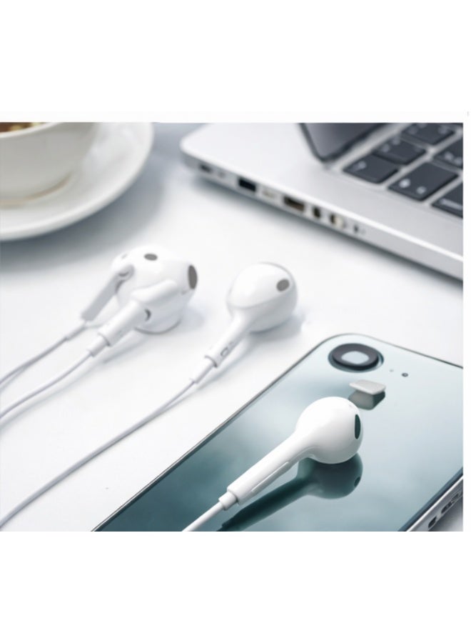 CLEF Wired Lightning Earphones with Built-in Microphone, High Fidelity Stereo Sound, Plug & Play Hands-Free Headset for iPhone & iOS Devices - Image 4